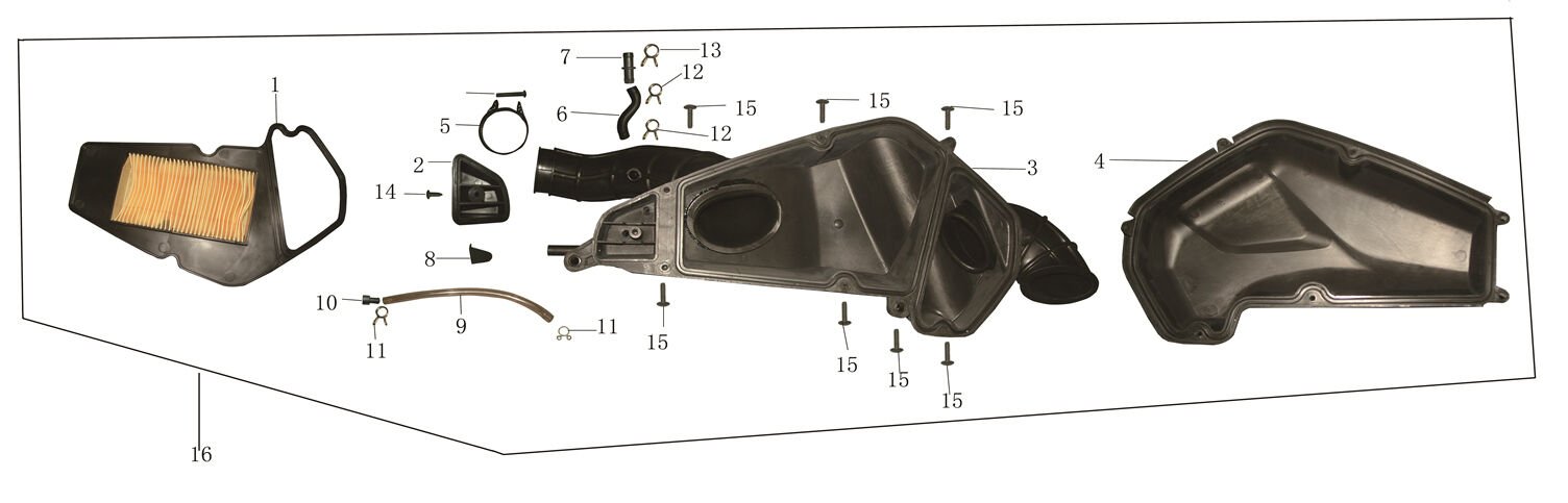 YUKİ JUMBO HAVA FİLTRESİ KOMPLE