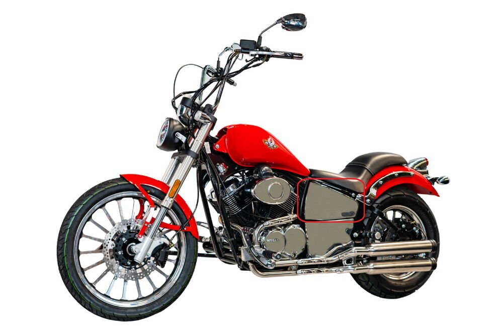 REGAL RAPTOR Daytona 250 V Yan Kapak Sol Krom Üst