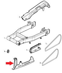 REGAL RAPTOR DY 250 Zincir Muhafaza Alt