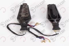 LED SİNYAL YILDIRIM KAYAR LEDLİ (SARI)