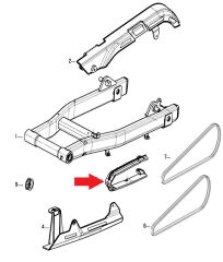 REGAL RAPTOR DY 250 Zincir Plastiği