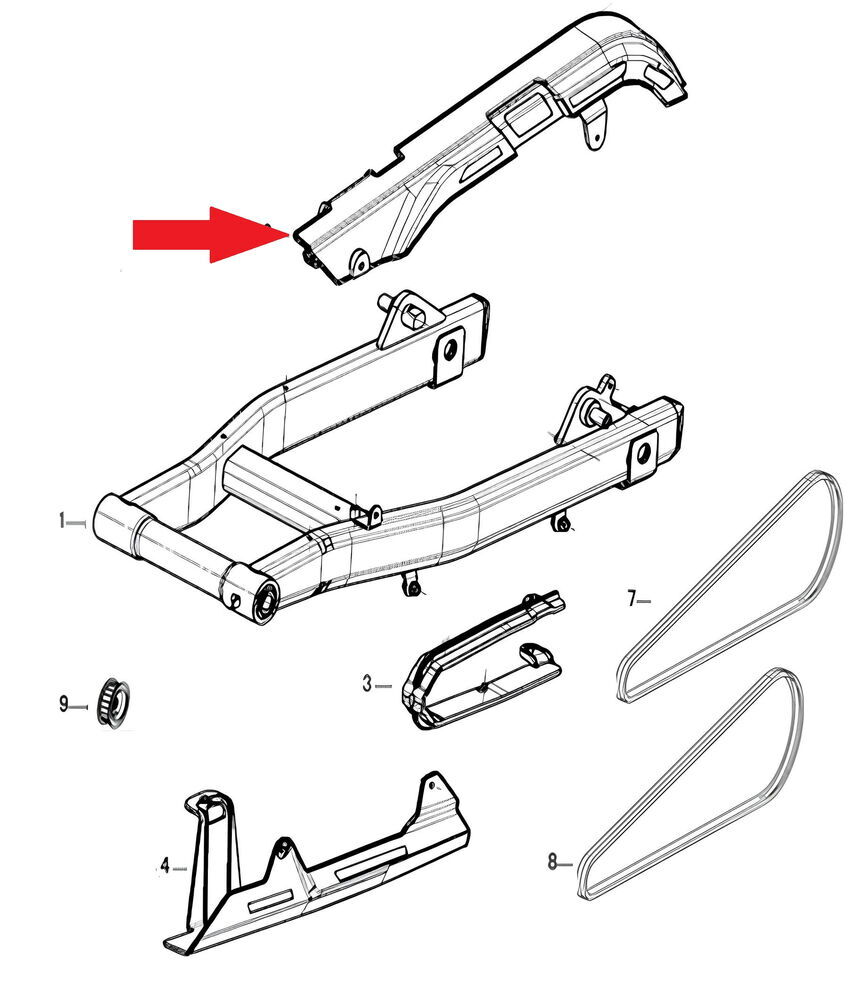 REGAL RAPTOR DY 250 Zincir Muhafaza Üst