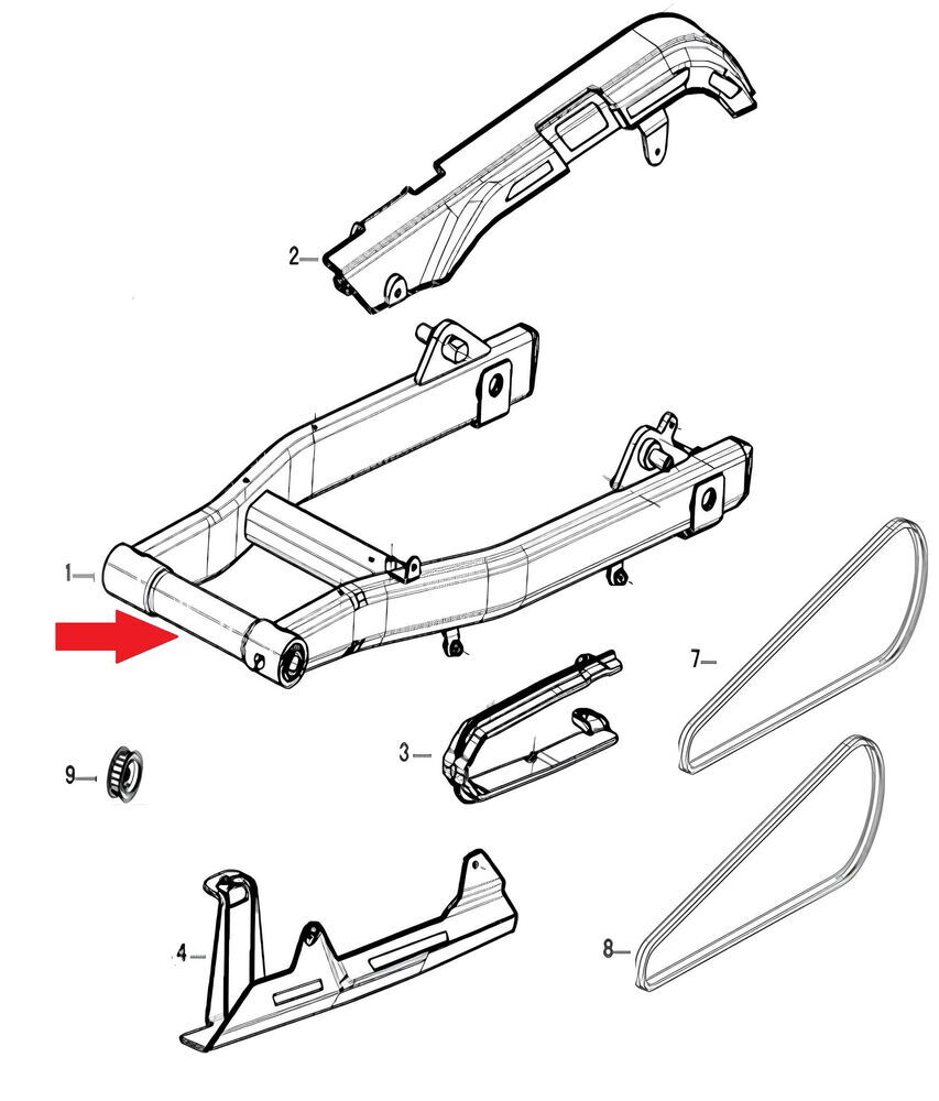 REGAL RAPTOR DY 250 Arka Maşa Mafsal