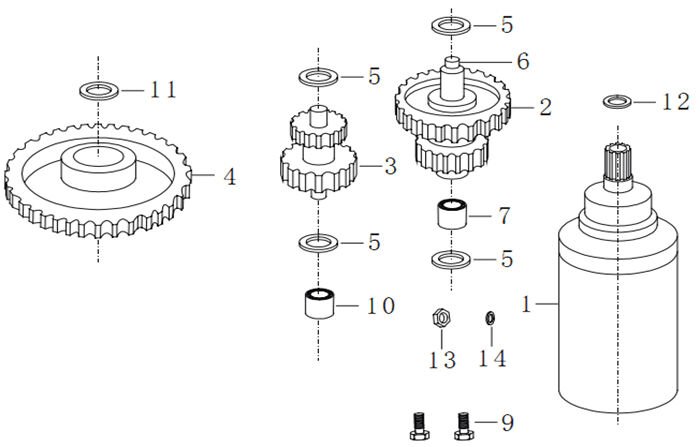 YUKİ FORZA 170 MARŞ DİŞLİSİ