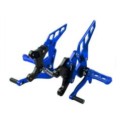 KAWASAKİ Z900 UYUMLU SÜRÜCÜ BASAMAK BRAKETİ TAKIM MAVİ