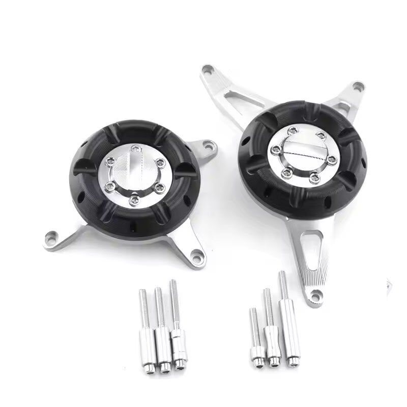 HONDA CB650F UYUMLU MOTOR BLOK KORUMASI SET GÜMÜŞ