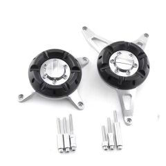 HONDA CB650F UYUMLU MOTOR BLOK KORUMASI SET GÜMÜŞ