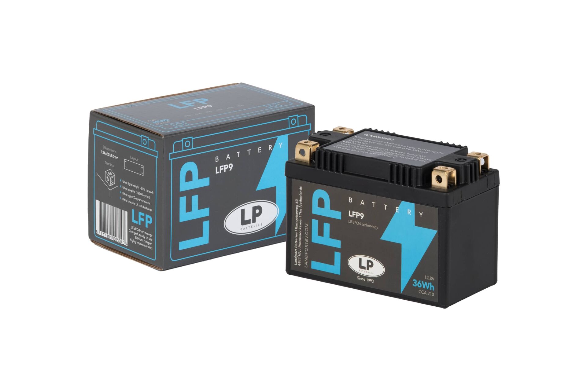 LİTYUM AKÜ (ML LFP9) 36Wh / WH:36 L:134 / W:65 / H:92 / CCA: 180 LFP9
