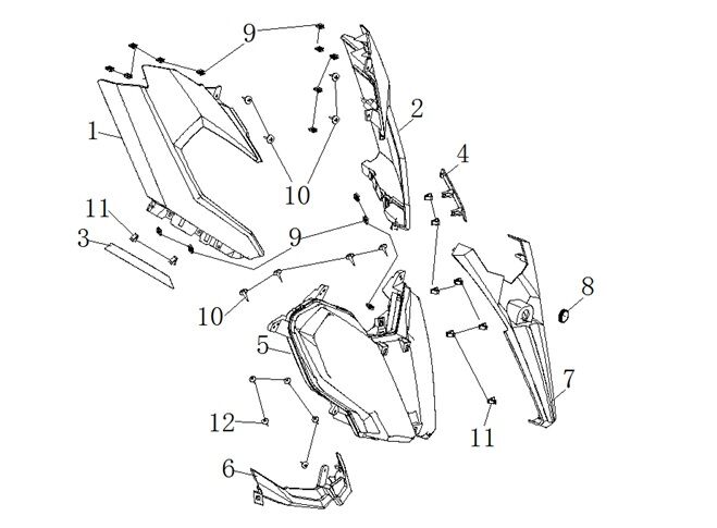 YUKİ DEFENDER 125 FAR GRENAJI SOL YEŞİL