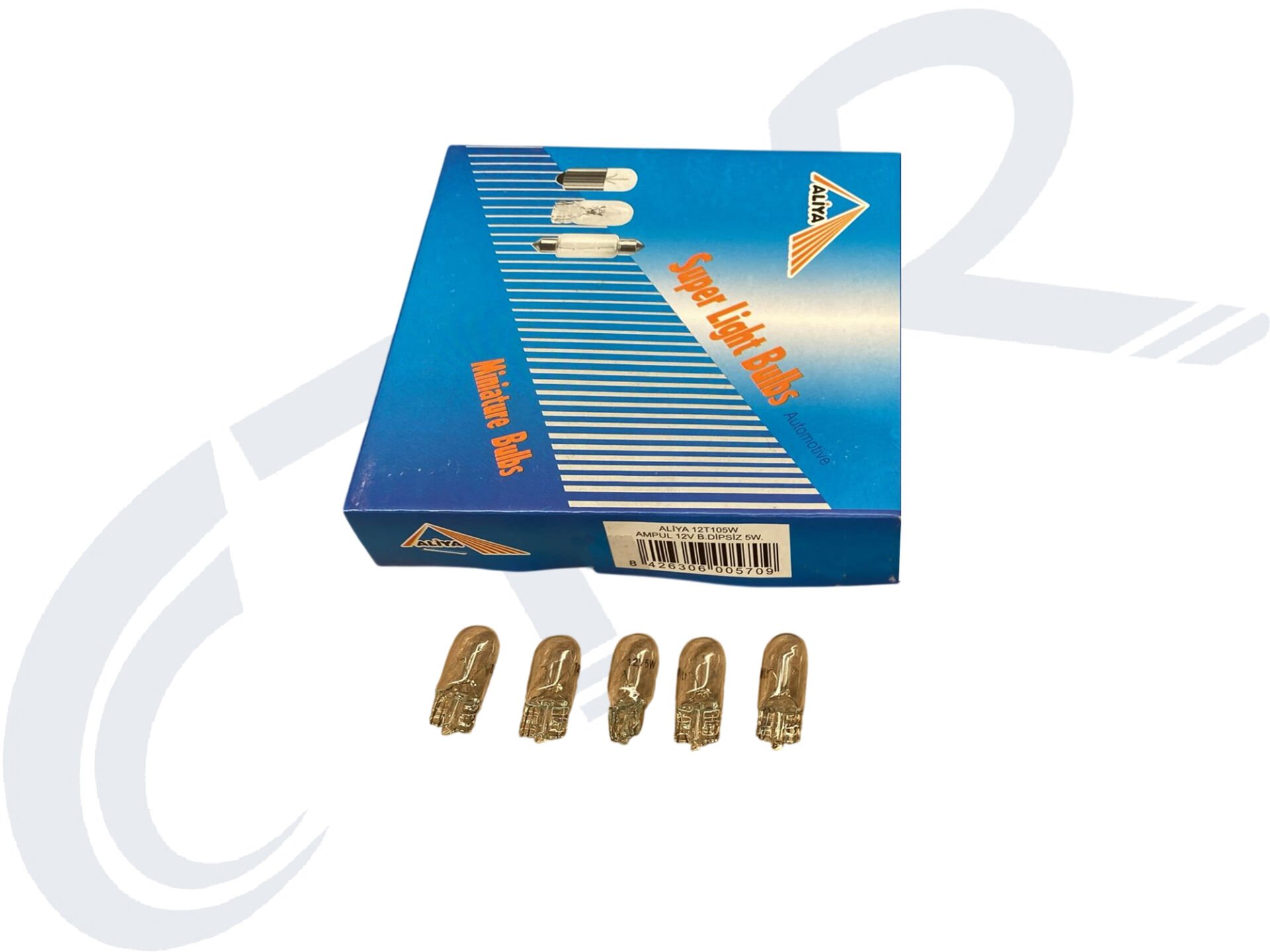 AMPÜL 12V 5W BÜYÜK DİPSİZ ( DC.SL3104 )