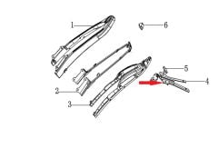 REGAL RAPTOR DY 250 Arka Plaka Tutucu