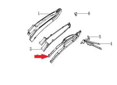 REGAL RAPTOR DY 250 Arka Çamurluk