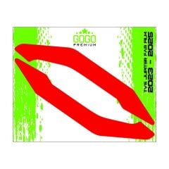 TVS JUPİTER 2023 - 2025 UYUMLU FAR ÜSTÜ FİLM KIRMIZI