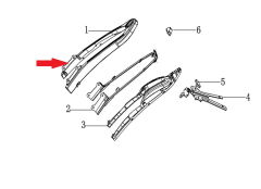 REGAL RAPTOR DY 250 Arka Çamurluk Braketi