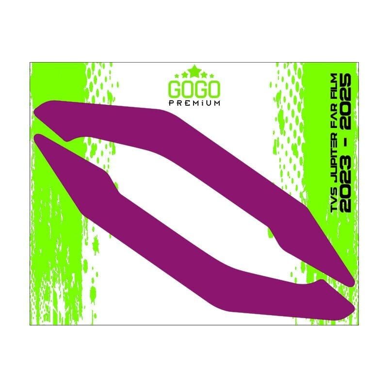 TVS JUPİTER 2023 - 2025 UYUMLU FAR ÜSTÜ FİLM MOR