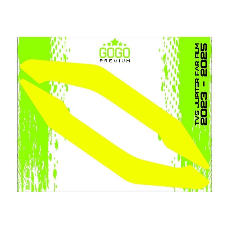 TVS JUPİTER 2023 - 2025 UYUMLU FAR ÜSTÜ FİLM SARI