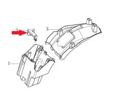 REGAL RAPTOR DY 250 Akü Sabitleme