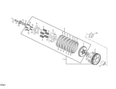 YUKİ GP-2 TARO 125 R DEBRİYAJ BALATA DİSKİ