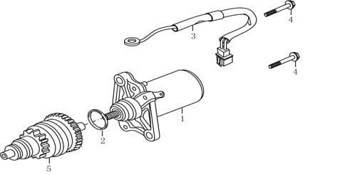 YUKİ PICASSO 50 MARŞ MOTORU