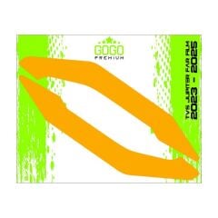 TVS JUPİTER 2023 - 2025 UYUMLU FAR ÜSTÜ FİLM TURUNCU