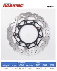 KTM ADVENTURE R 1190 KTM ADVENTURE 790-890-1050-1190-1290 DALGALI ÖN PERFORMANS FREN DİSKİ (SAĞ)