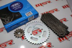 DİŞLİ SETİ CUB 14T 36T 428X110L BAKLA KMC