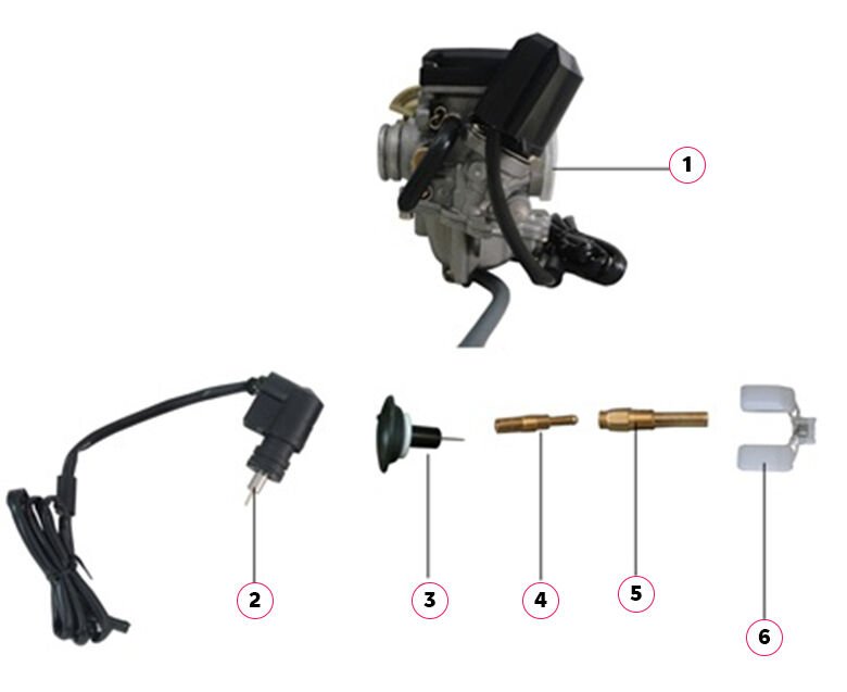 YUKİ PICASSO 50 KARBÜRATÖR HORTUM YUVASI