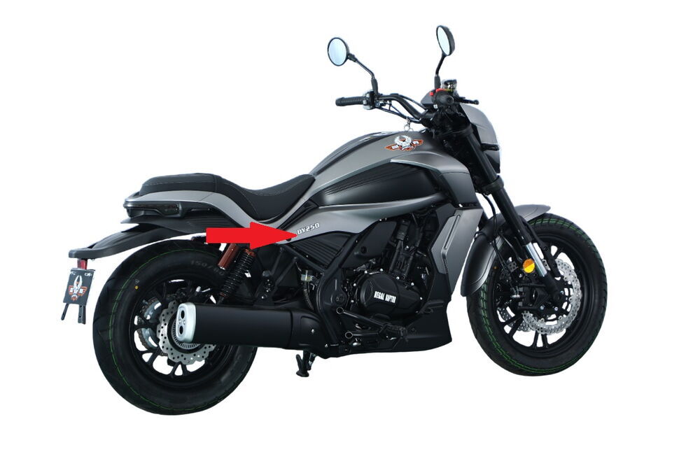 REGAL RAPTOR DY 250 Depo Altı Yan Grenaj Sağ Gri