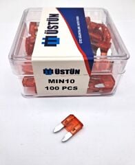 KYMCO DOWNTOWN I 250 MİNİ BIÇAK  SİGORTA 10 AMPER (1 KUTU = 100 ADET)