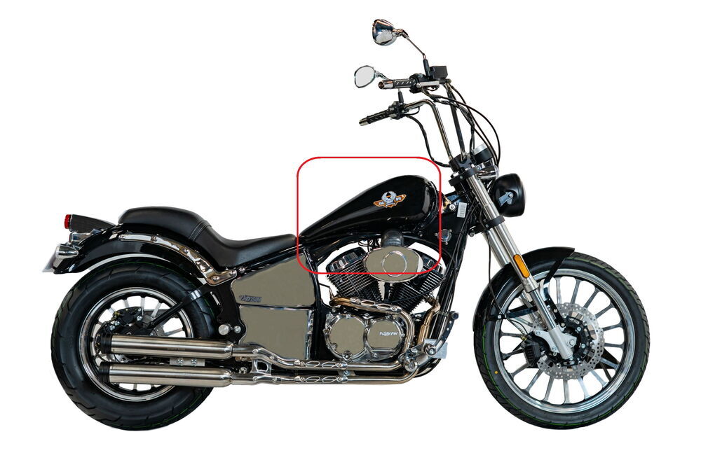 REGAL RAPTOR Daytona 250 V Benzin Deposu Siyah