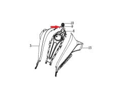 REGAL RAPTOR DY 250 Star Stop Alt Baglantı Braketi