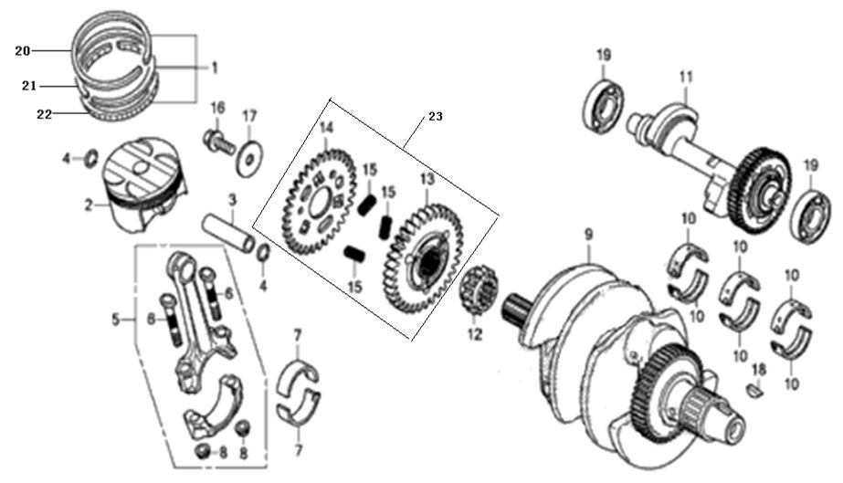 VOGE 525DSX BALANSÖR MİLİ