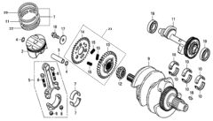VOGE 525DSX KRANK DİŞLİSİ