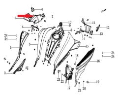 REGAL RAPTOR DY 250 Depo Yan Dekor Kapak Sol