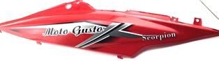 RMG MOTO GUSTO SCORPİON SELE ALTI YAN KAPAK SAG KIRMIZI
