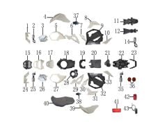 YUKİ HAMMER 125 ALT MARŞBİYEL SOL KIRMIZI