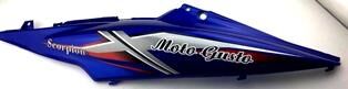 RMG MOTO GUSTO SCORPİON SELE ALTI YAN KAPAK SOL MAVI