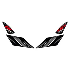 GP Kompozit Honda PCX 125 2021-2024 Uyumlu Artçı Ayak Pad Gri