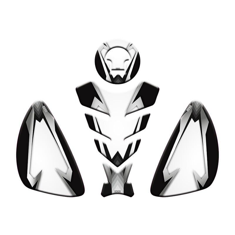 HONDA CBR 125cc-250cc 2005 - 2018 UYUMLU Tank Pad Set 003