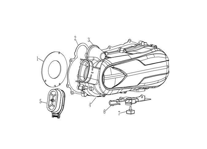 YUKİ CRYPTO 125 DEBRİYAJ KAPAGI