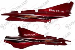 ARKA KARENAJ SAĞ SOL KIRMIZI TAKIM-KMT ÇELİK 100 Falcon
