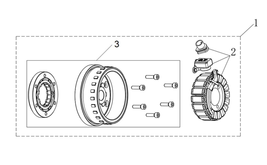 VOGE SR3 250 STATÖR VOLANTI VE STATÖR SET