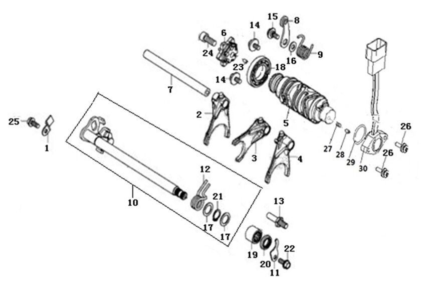 VOGE 525R VİTES MÜŞÜRÜ