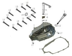 YUKİ FORZA 170 DEBRİYAJ KAPAK CONTASI