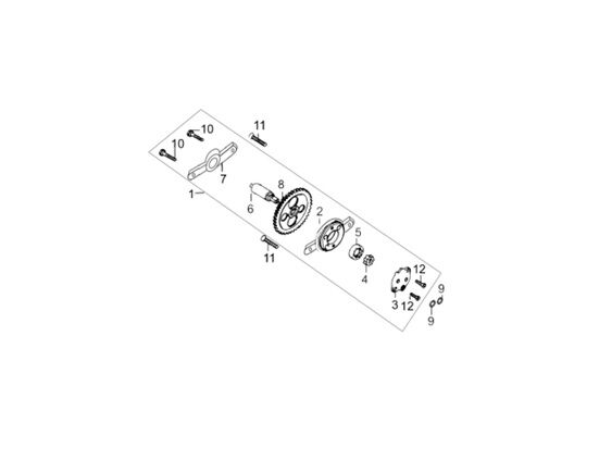 YUKİ GP-2 TARO 125 R YAĞ POMPASI