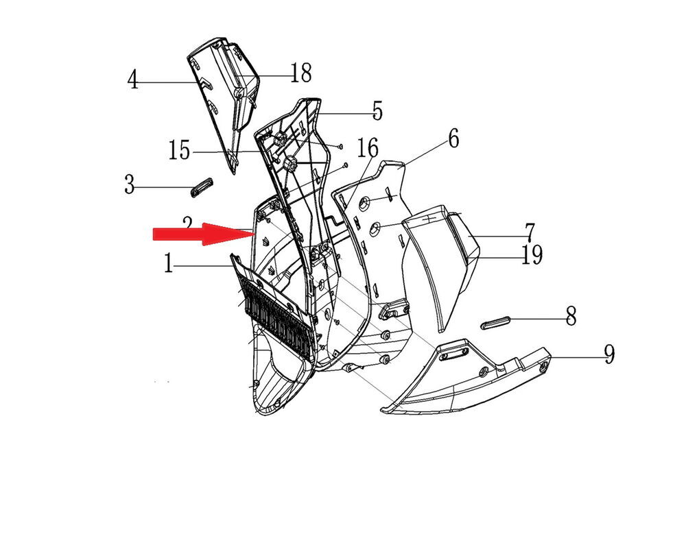 REGAL RAPTOR DY 250 Radyatör Alt Sakal Sağ