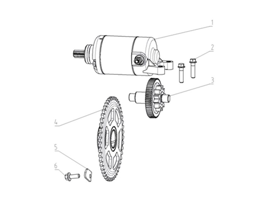 VOGE SR3 250 REDİKSİYON DİŞLİSİ
