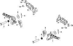 VOGE RALLY 300 BASAMAK BRAKETİ