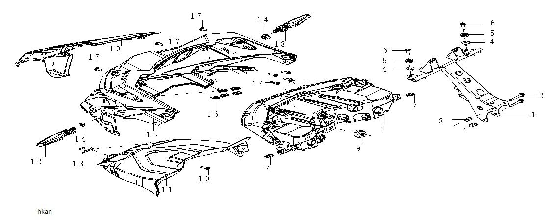 VOGE 525DSX ÖN PANEL MAVİ
