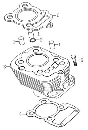 YUKİ FORZA 170 SİLİNDİR ALT CONTASI
